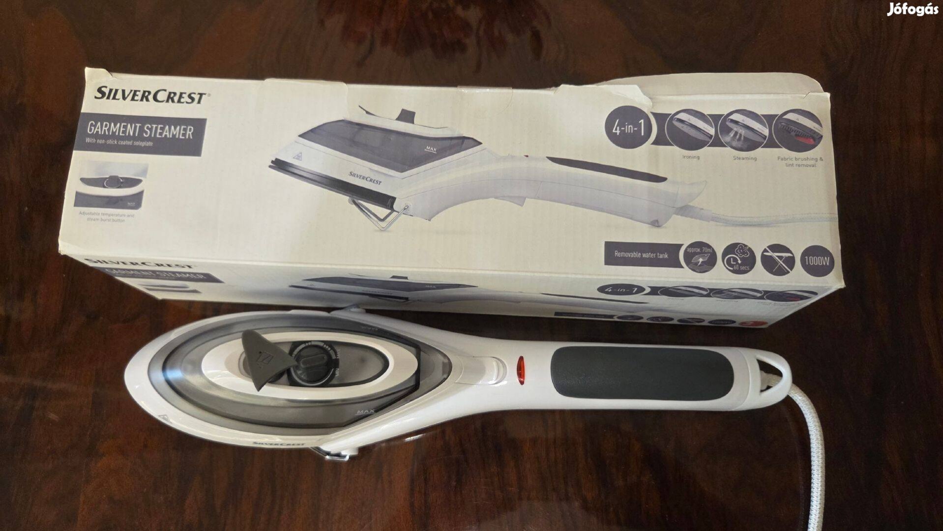 Utazó vasaló, gőzölős vasaló, gőzölős kefe