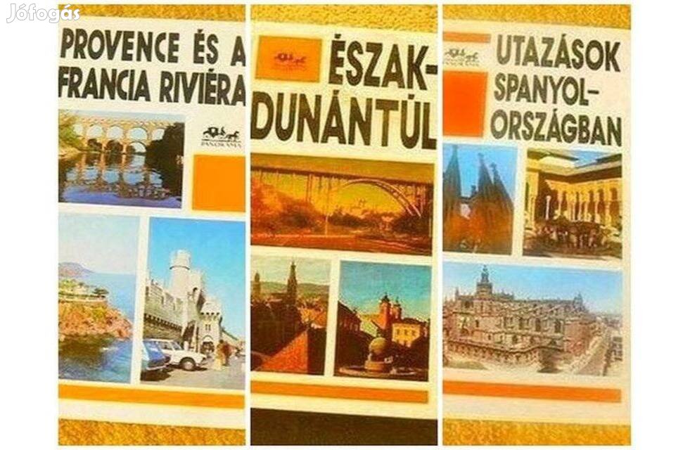 Útikönyvek - Panoráma útikönyv sorozat - 5 kötet