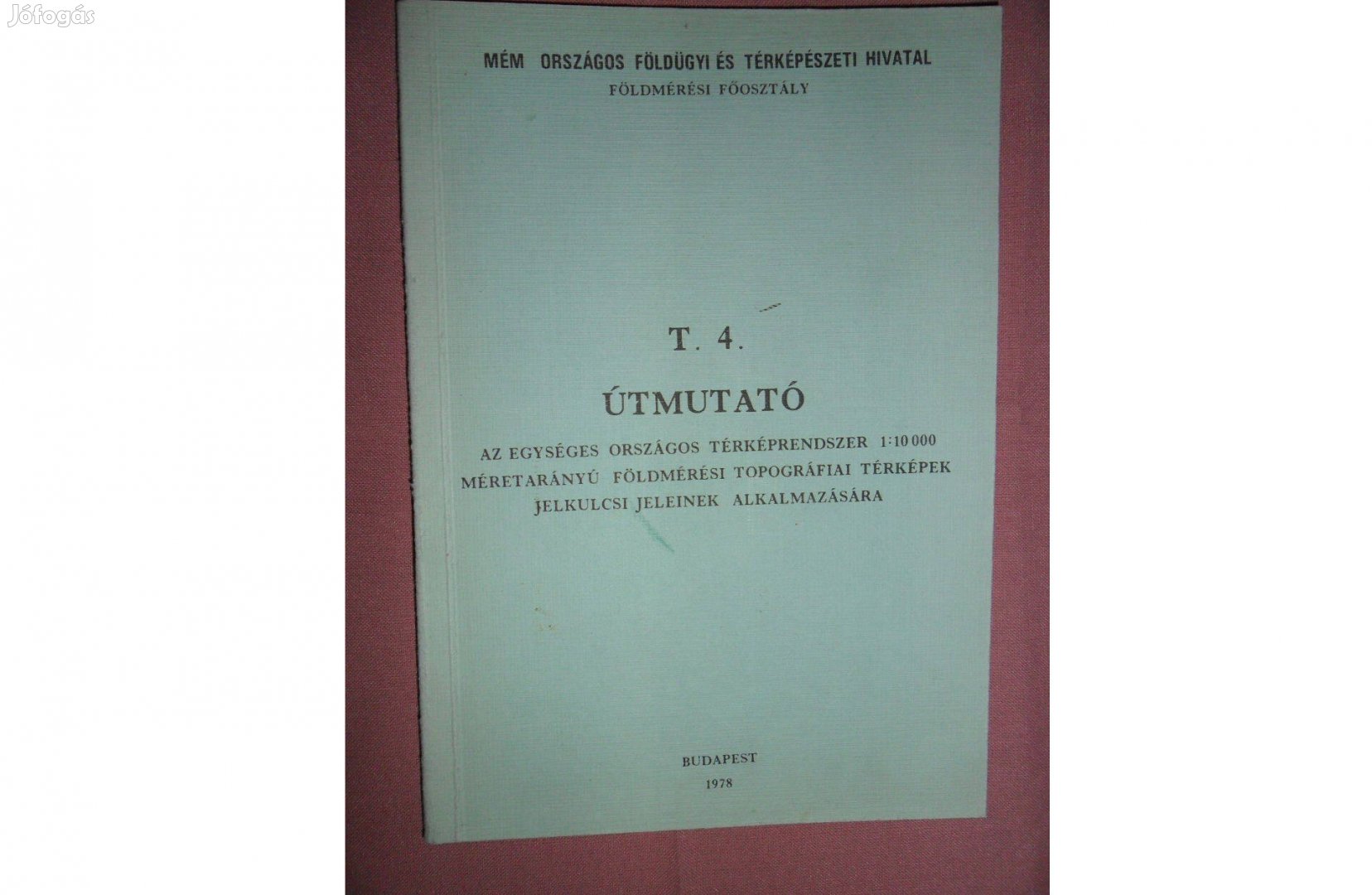 Útmutató földmérési topográfiai térképek jelkulcsi jeleinek