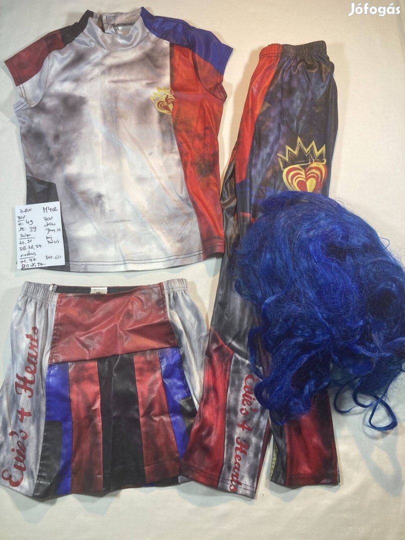 Utódok jelmez 7-8 év M402