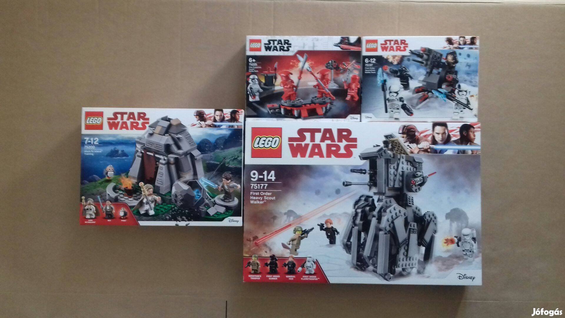 Utolsó Jedik Star Wars LEGO 75177 + 75197 + 75200 + 75225 Foxpost árba
