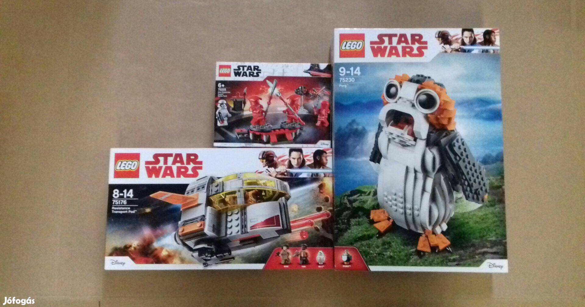 Utolsó Jedik: bontatlan Star Wars LEGO 75176 + 75225 + 75230 Fox.árba