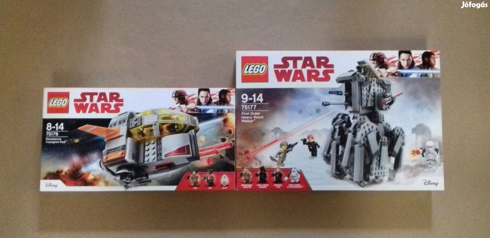 Utolsó Jedik bontatlan Star Wars LEGO 75176 + 75177 Lépegető Fox.árban