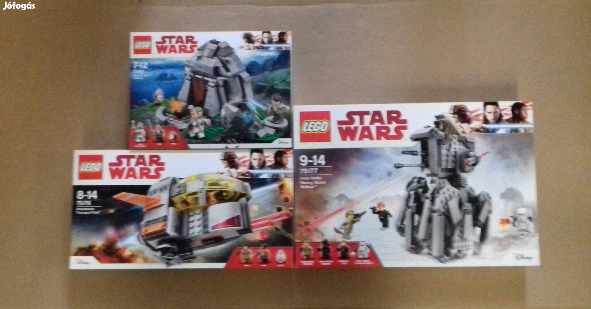 Utolsó Jedik bontatlan Star Wars LEGO 75176 + 75177 + 75200 Fox.azárba