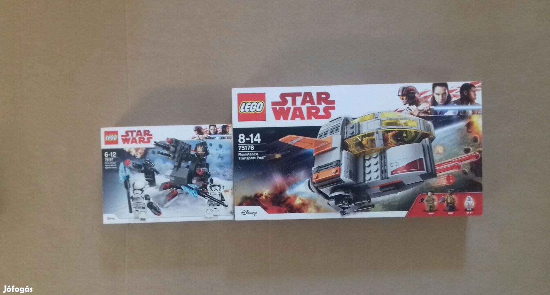 Utolsó Jedik bontatlan Star Wars LEGO 75176 + 75197 Specialisták Foxár