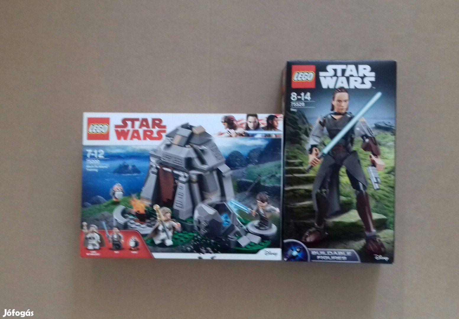 Utolsó Jedik új Star Wars LEGO 75200 Sziget tréning + 75528 Rey Foxárb