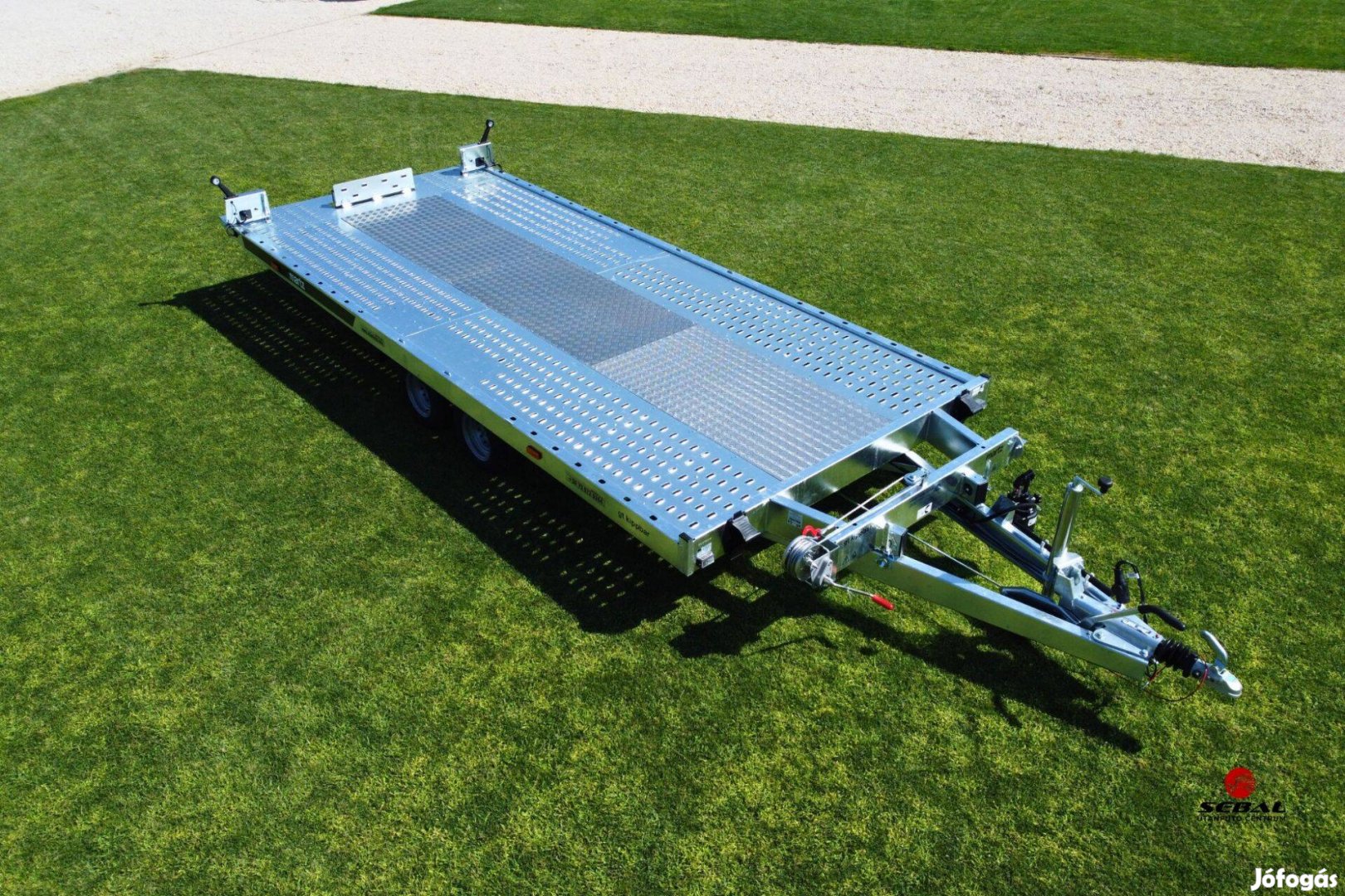 Utolsó darab! Szegeden új 2700kg-os billenős autószállító utánfutó