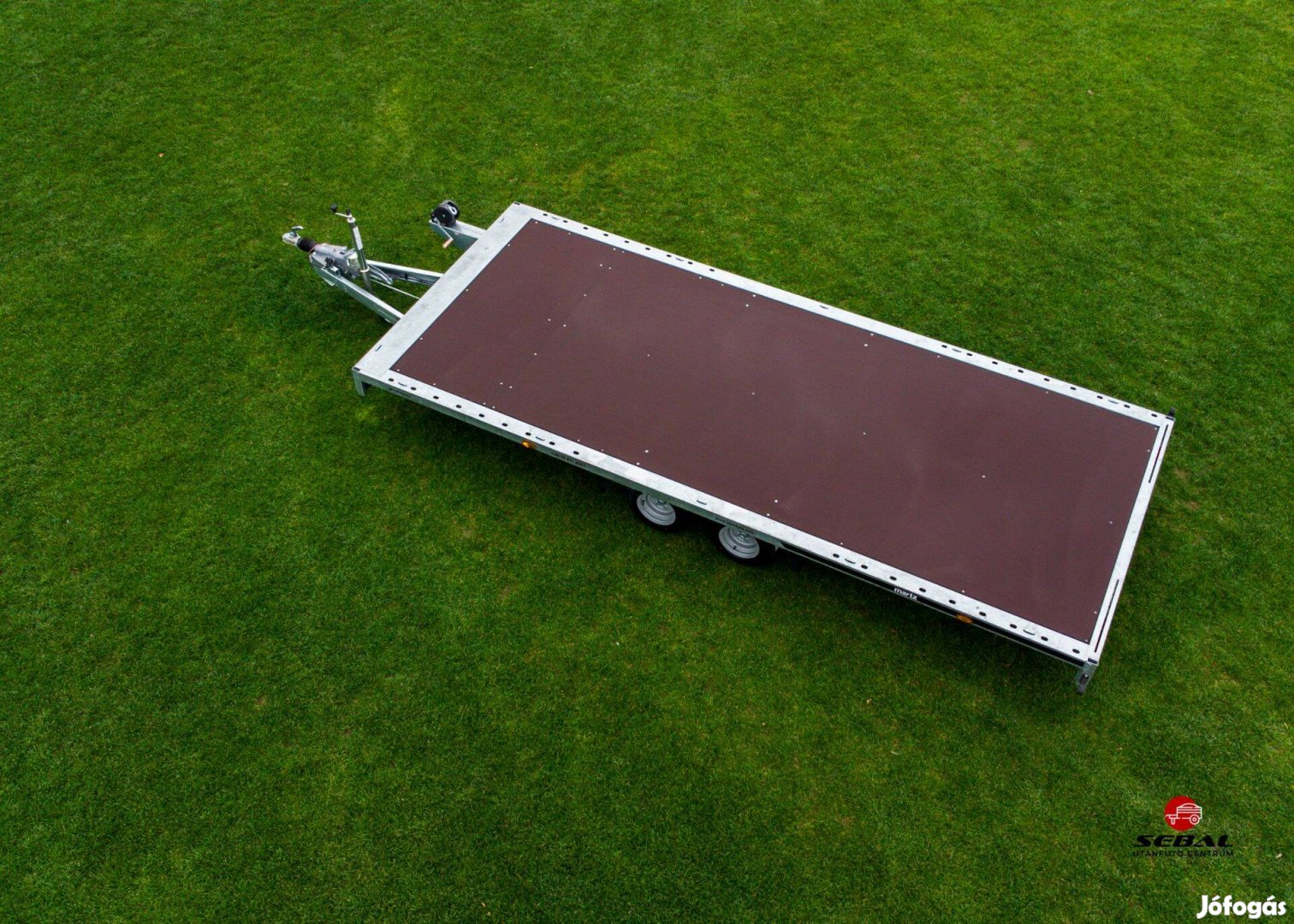 Utolsó darab! Új 3000kg-os autószállító utánfutó Balatonszentgyörgyön