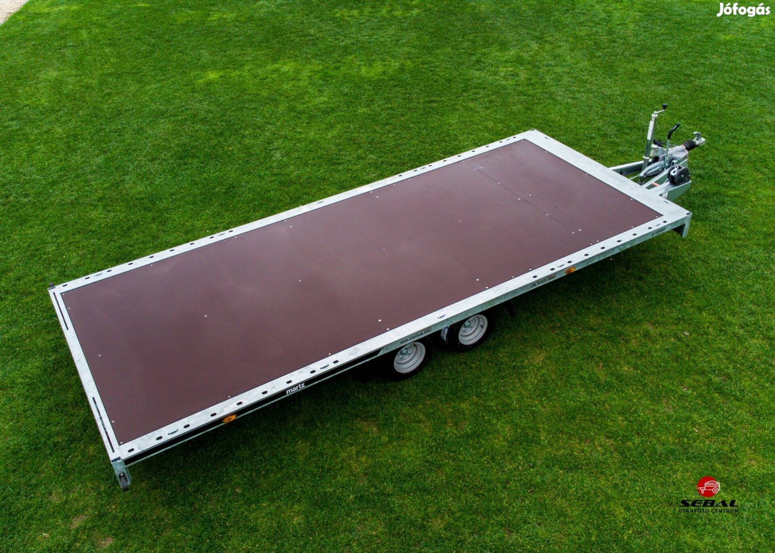 Utolsó darab akcióval új 3000kg-os autószállító utánfutó Szegeden