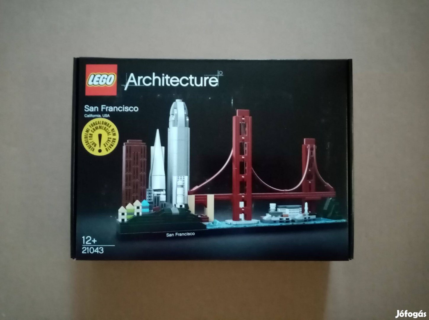 Utolsó db: bontatlan LEGO Architecture 21043 San Francisco kopás utánv