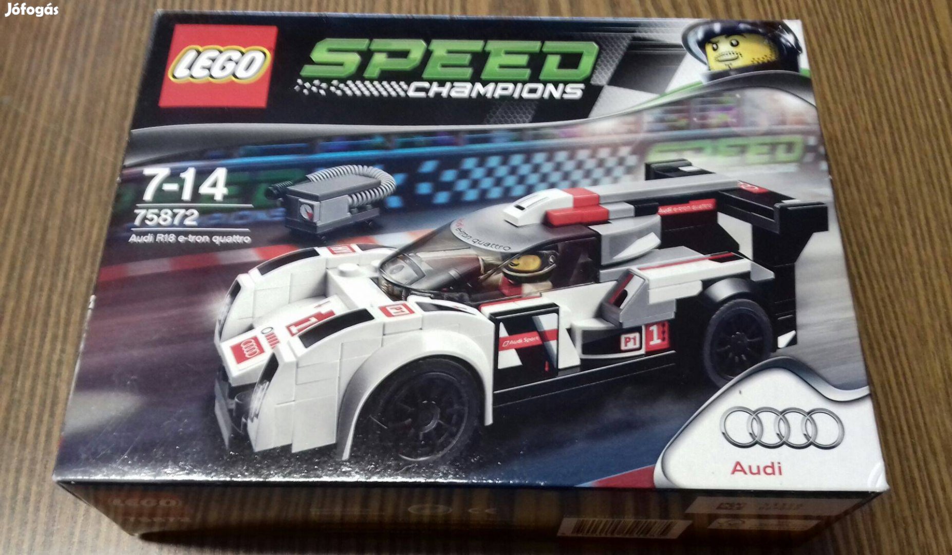 Utolsó db: bontatlan LEGO Speed Champions 75872 Audi R18 e-tron Foxárb