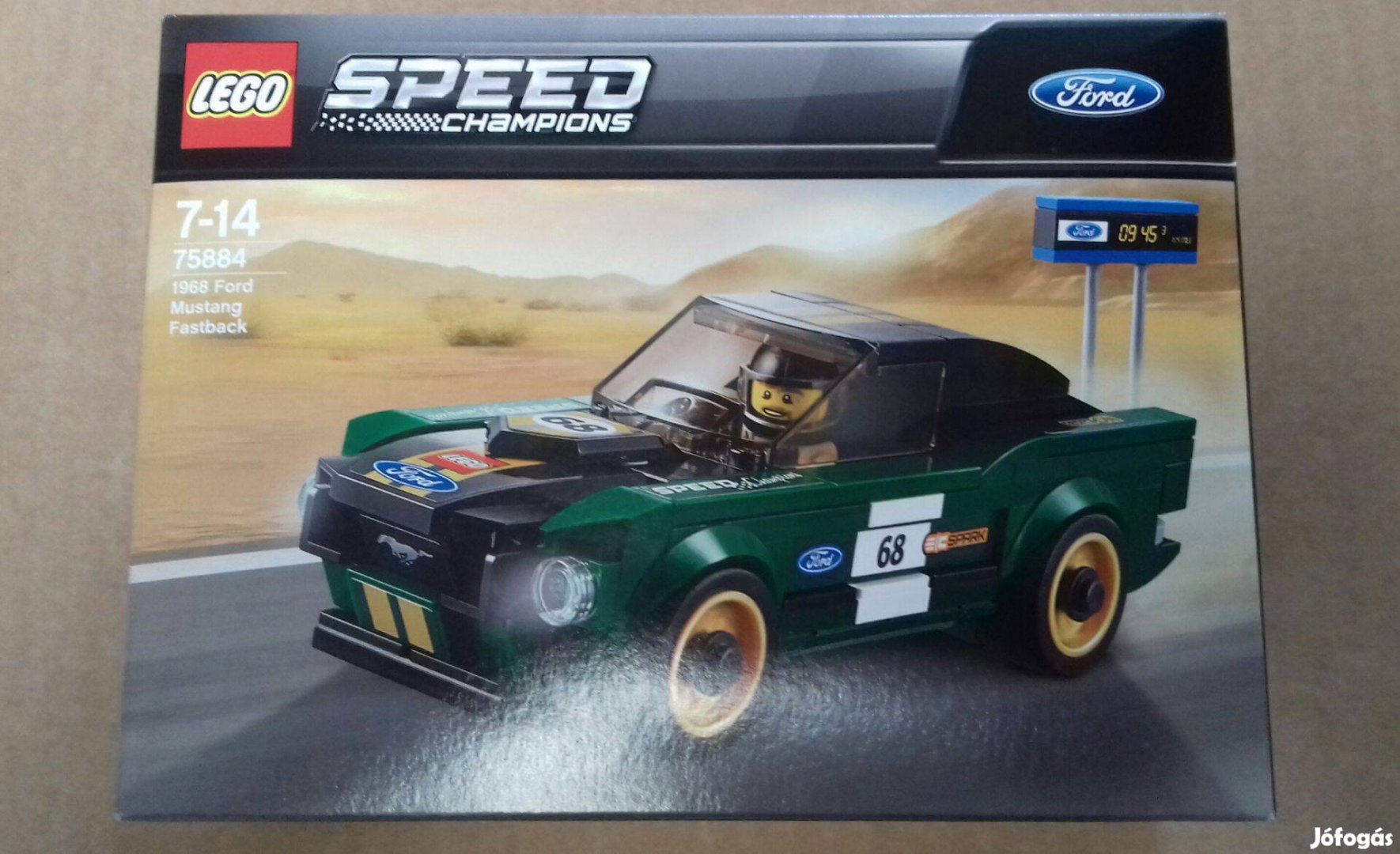 Utolsó db: bontatlan LEGO Speed Champions 75884 1968 Ford Mustang Után