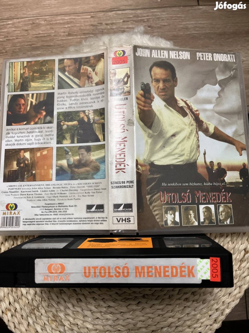 Utolsó menedék vhs film