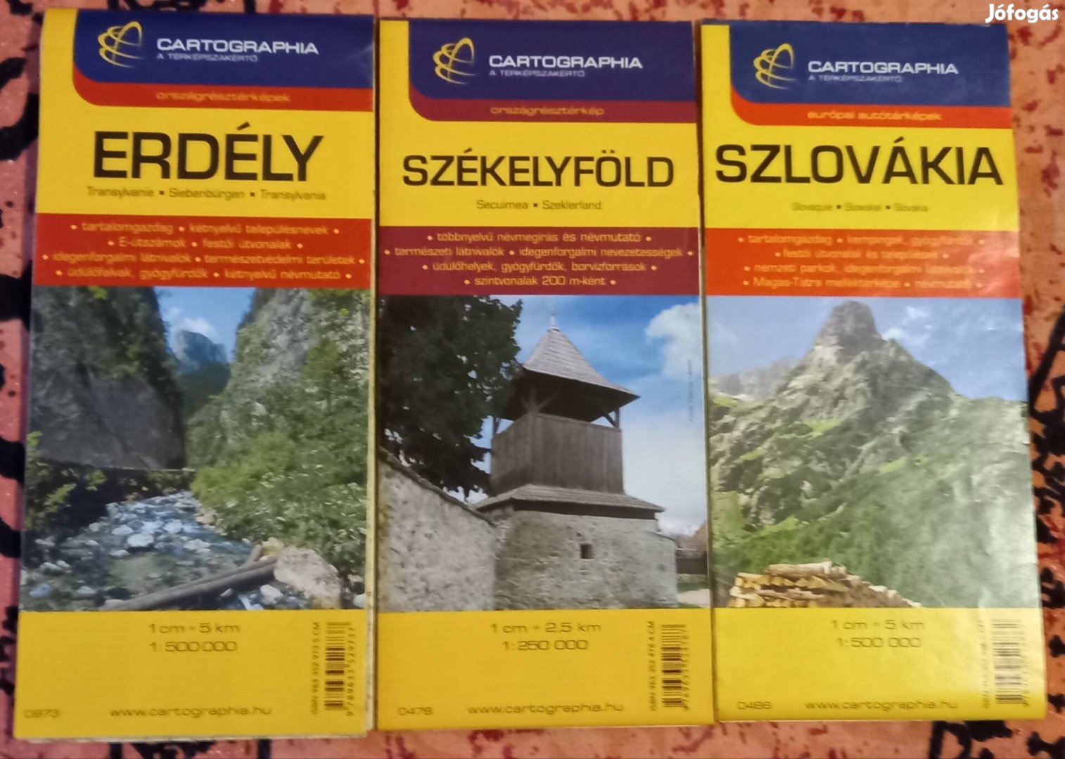 Útvonal Térképek : Erdély, Székelyföld, Szlovákia 