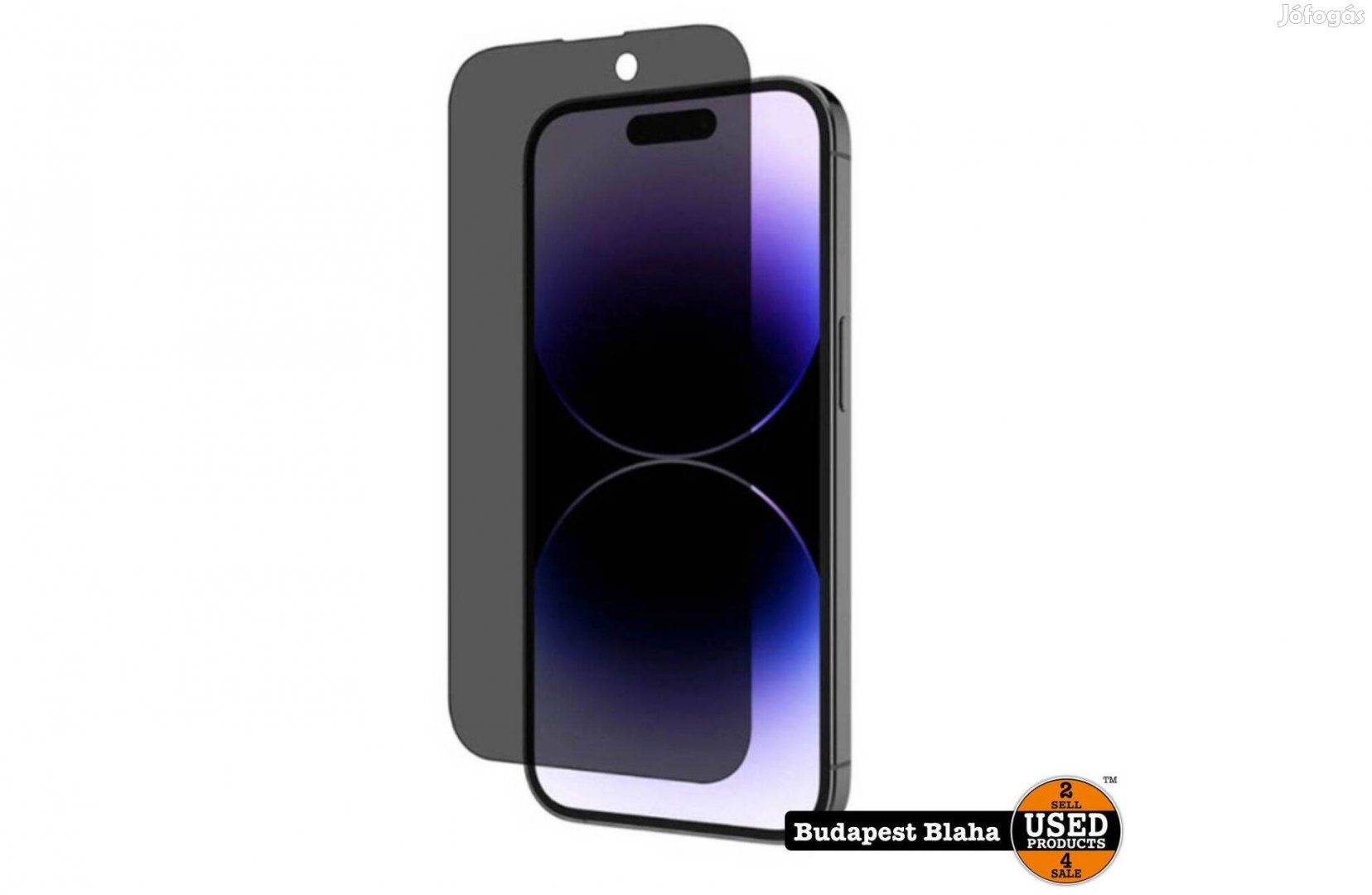 Üveg Képernyővédő Fólia Cellara Iphone 14 Pro Max - fekete