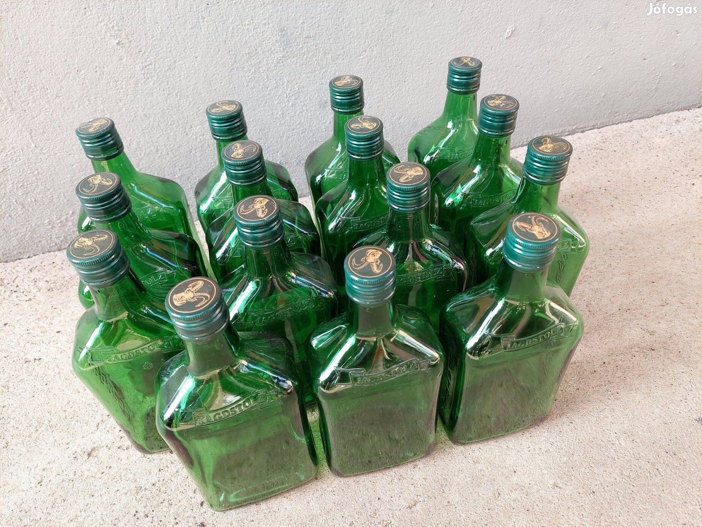 Üveg, csavaros üveg szörpnek, 7 dl, 15 db, befőzéshez tiszta, Budapest