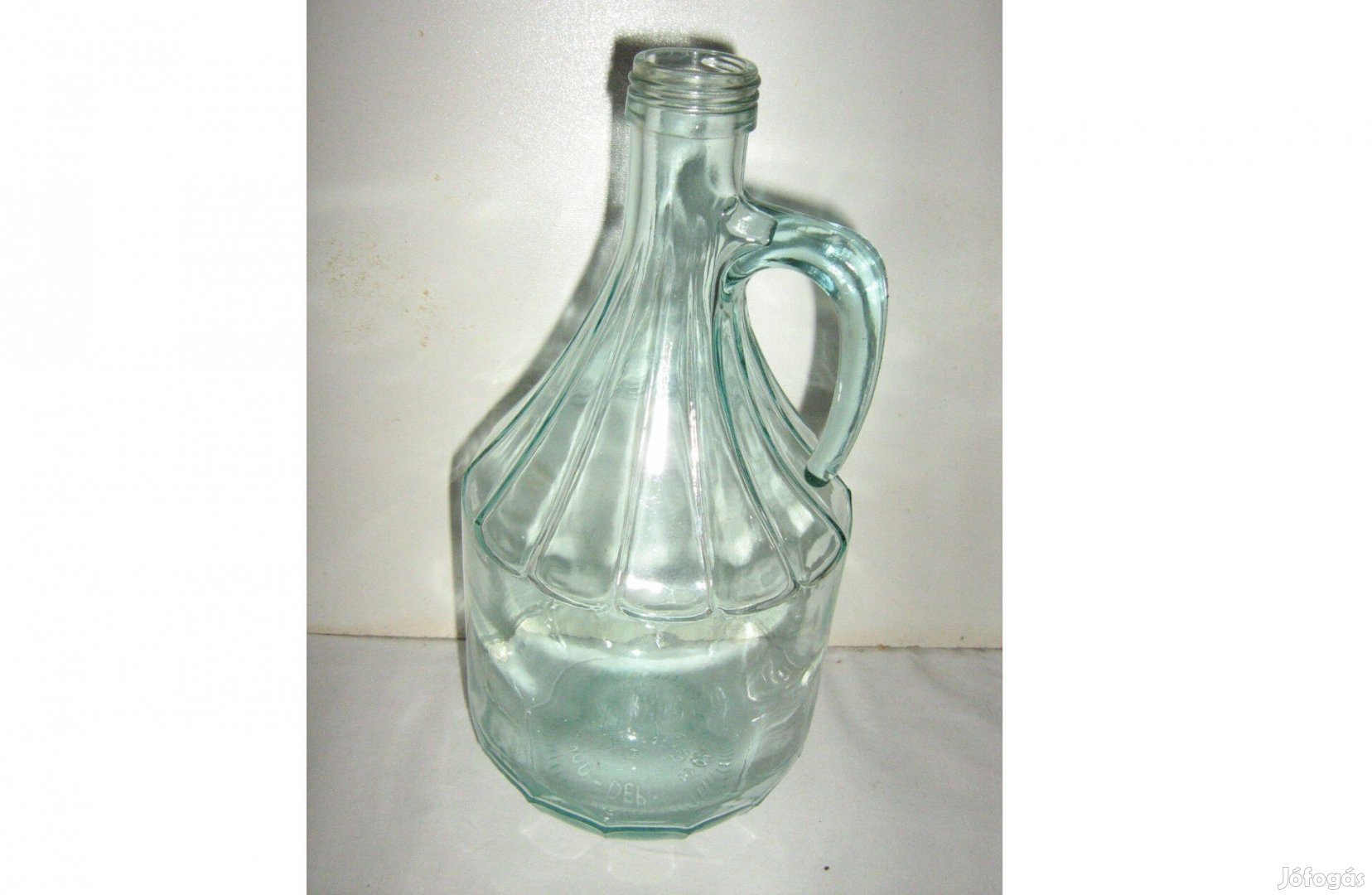 Üveg, kék, füles, 1.5 l-es
