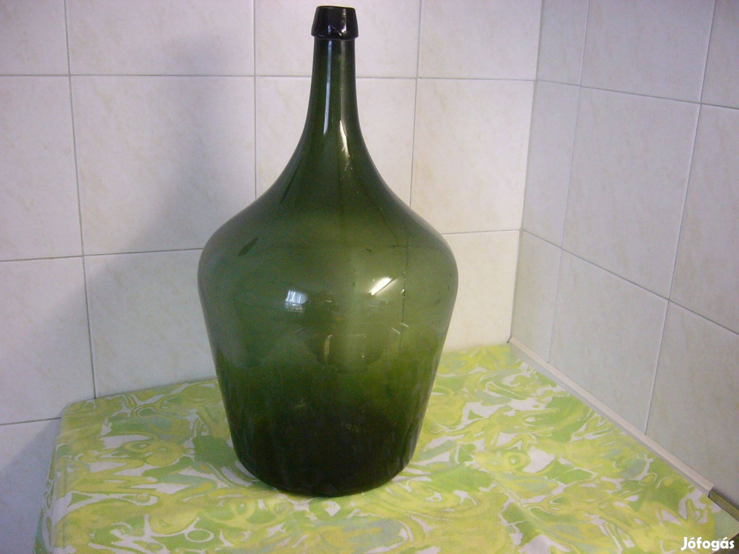 Üveg ballon, üvegballon, korsó, demizson kb. 10 literes