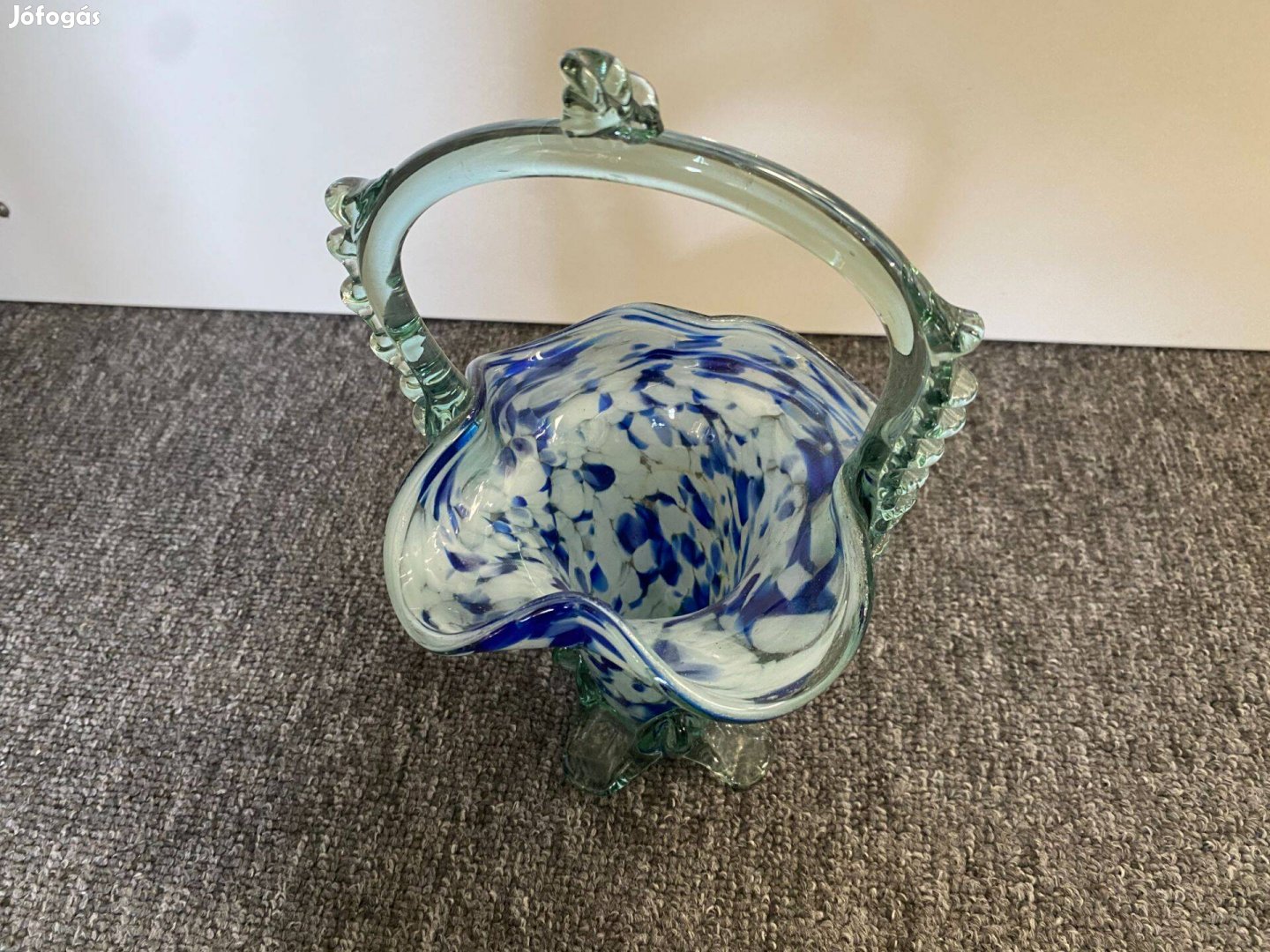 Üveg dísztárgy, lakás dekoráció