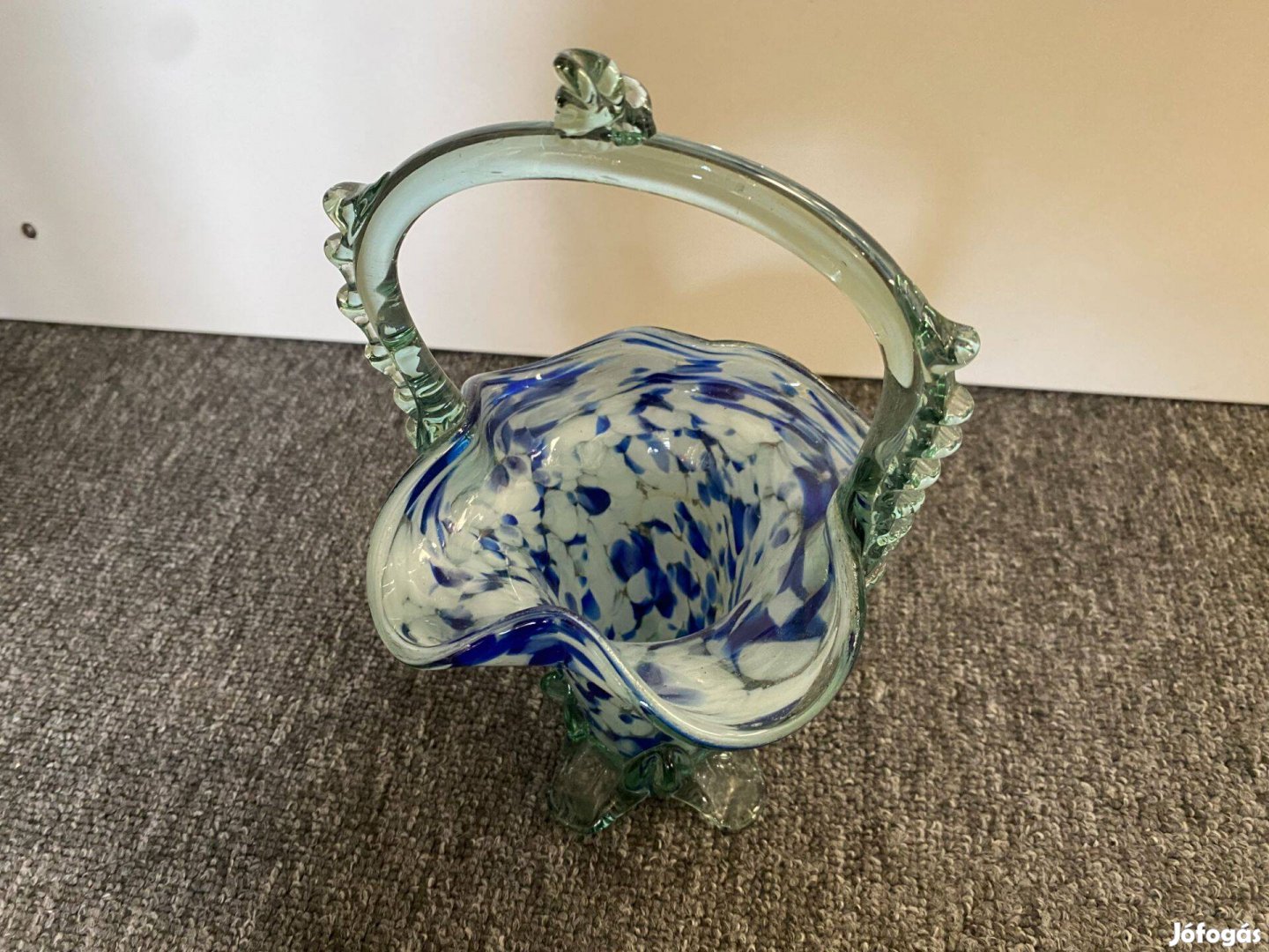 Üveg dísztárgy, lakás dekoráció