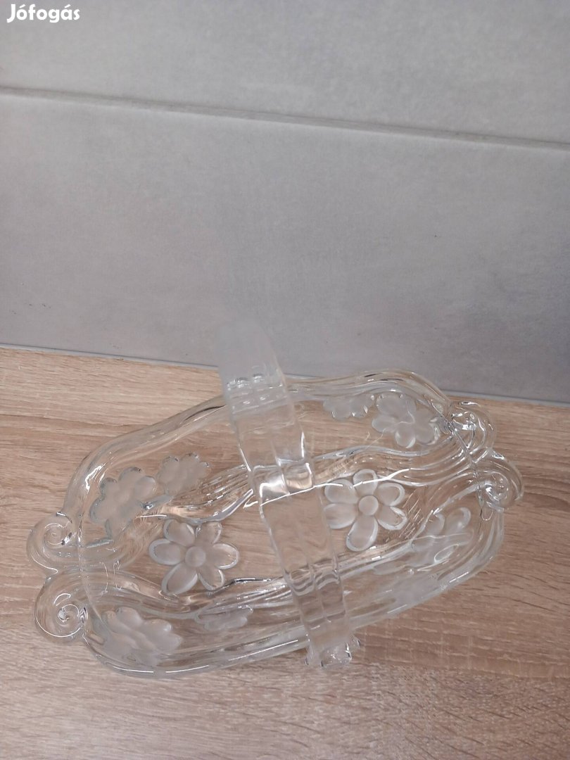 Üveg gyümölcskosár