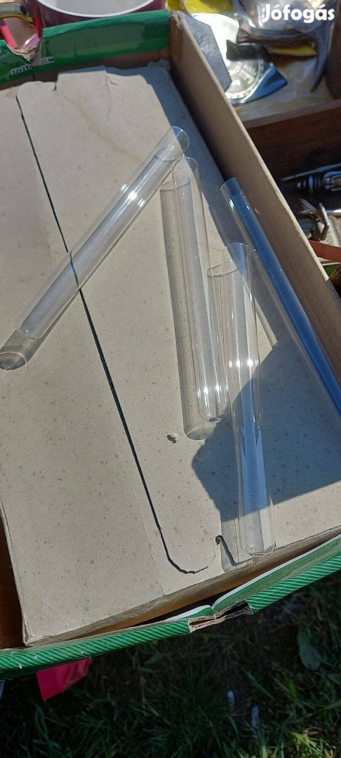 Üveg kémcső 20 cm-es