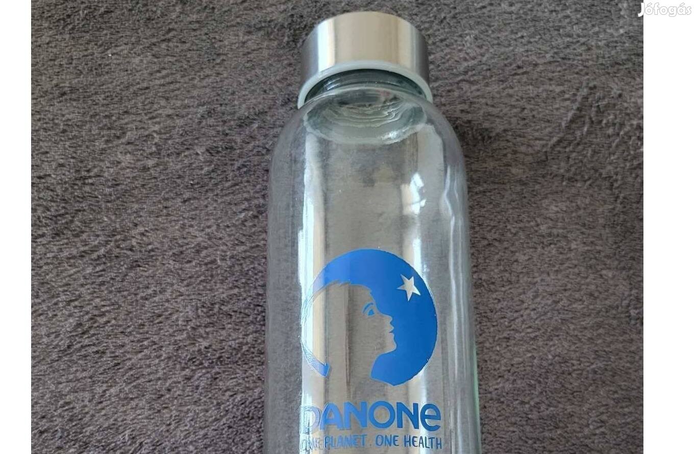 Üveg kulacs 0,5 liter (Danone)