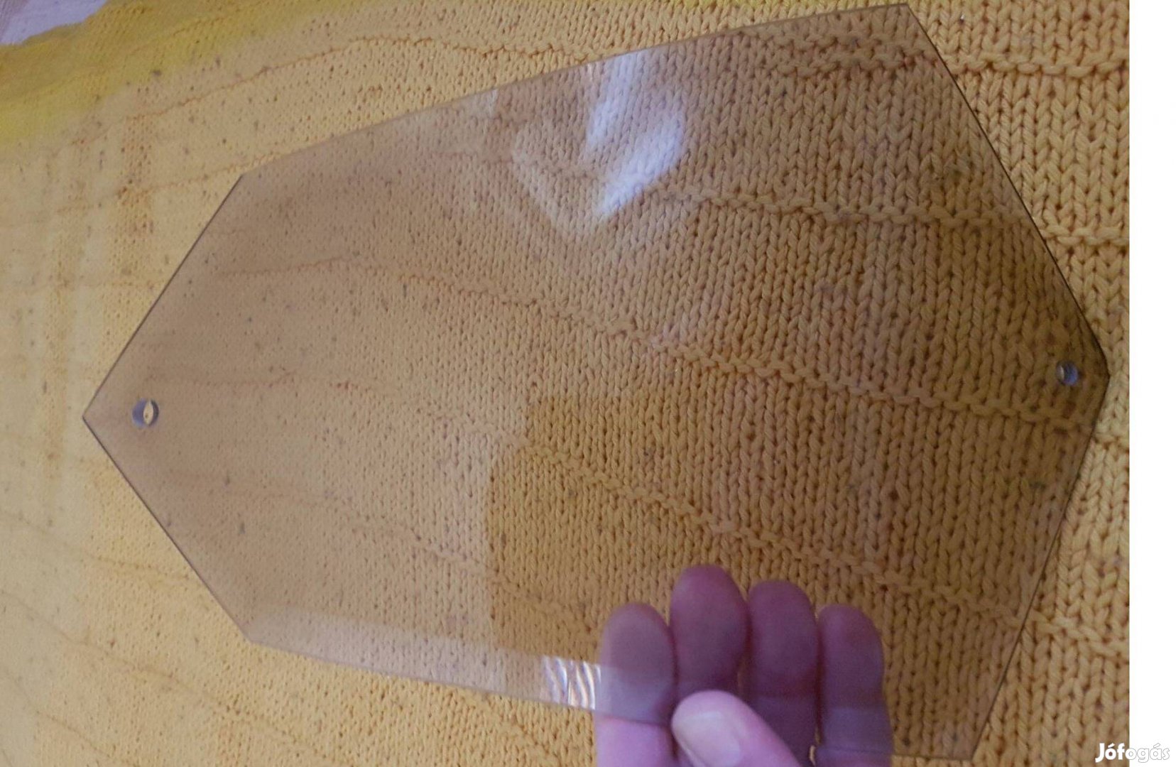 Üveg lámpabúra csillár búra pótbúra 27 x17,5