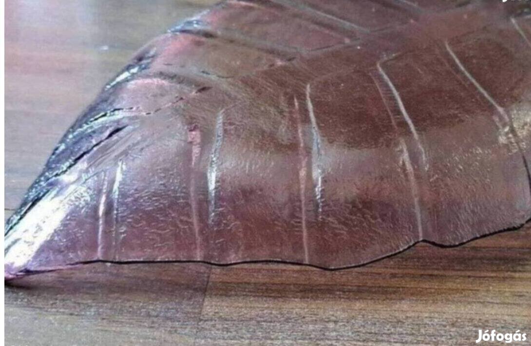 Üveg levél alakú kínáló