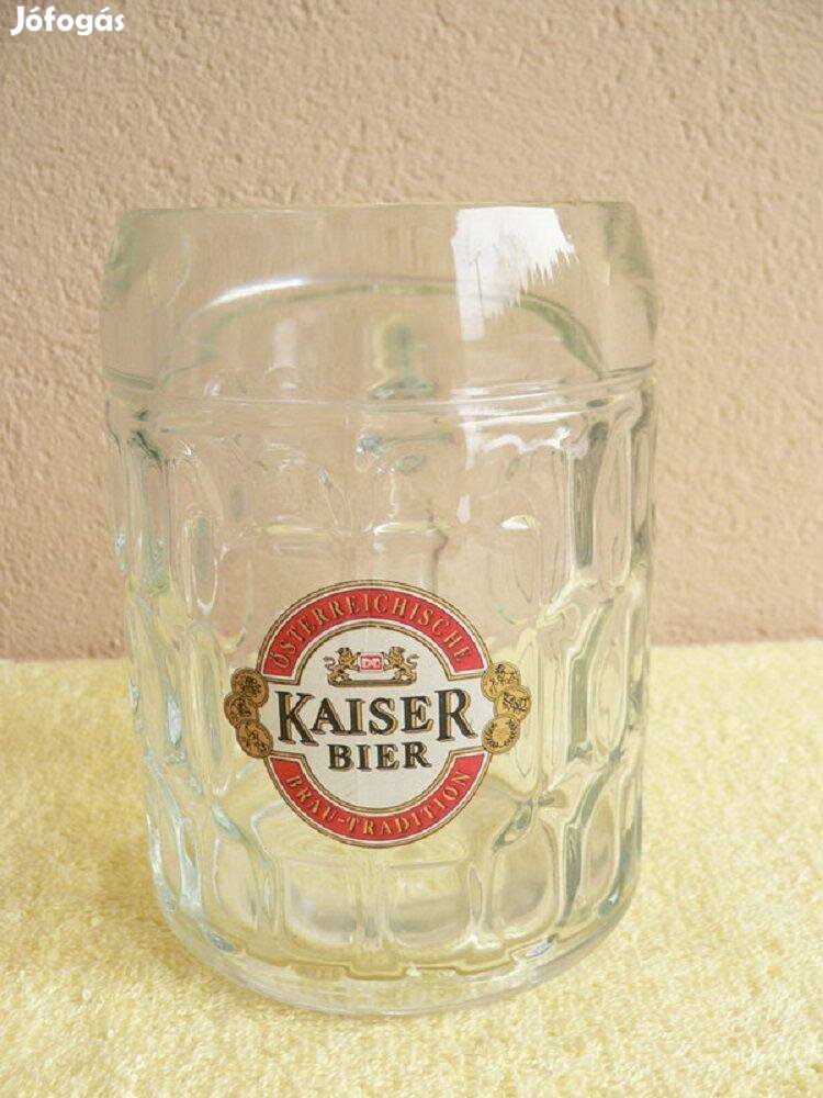 Üveg sörös korsó, Kaiser