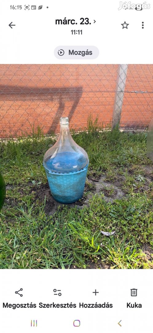 Üvegballon, debizson