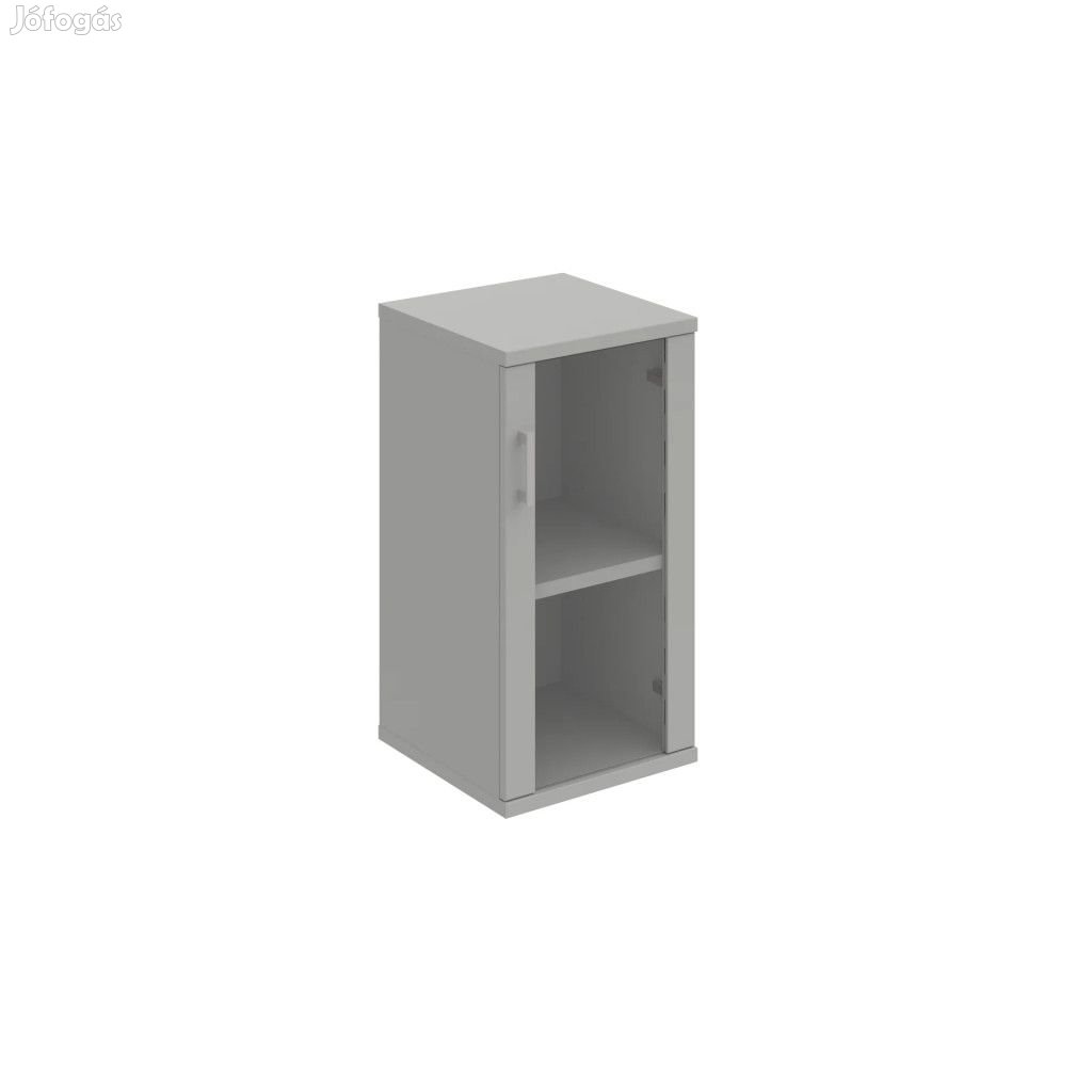 Üveges vitrin Strong S2 4002P szürke