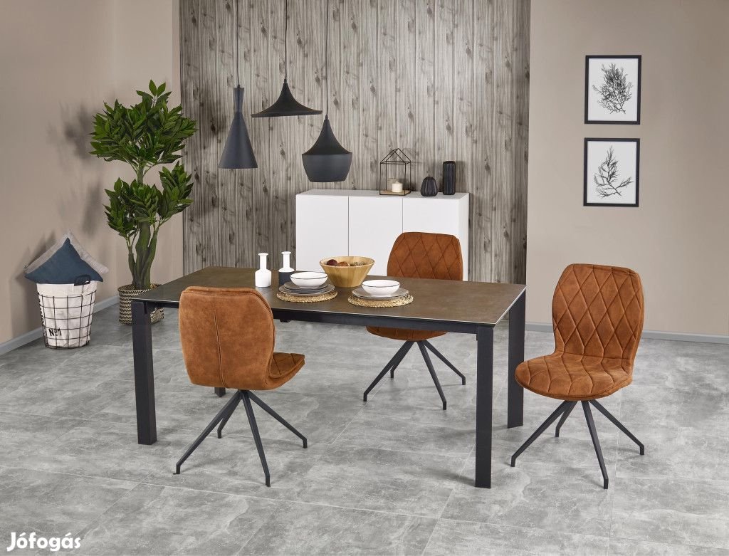 Üveglapos étkezőasztal T19266