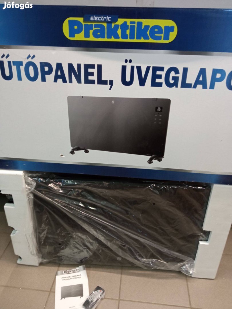 Üveglapos fűtőpanel