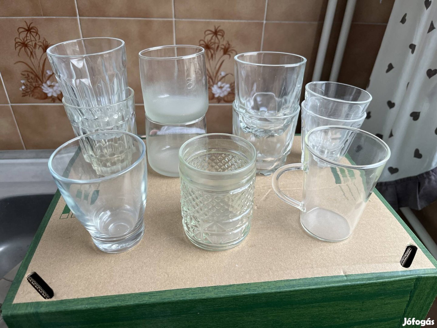 Üvegpohár, bögre