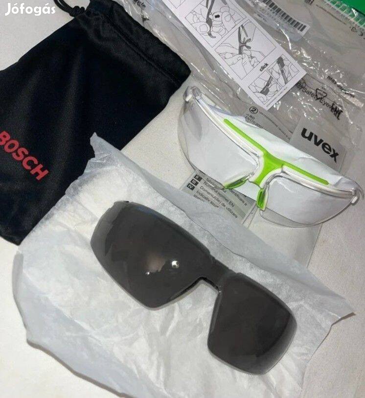 Uvex Bosch cserélhető lencséjű szemüveg vagy napszemüveg,