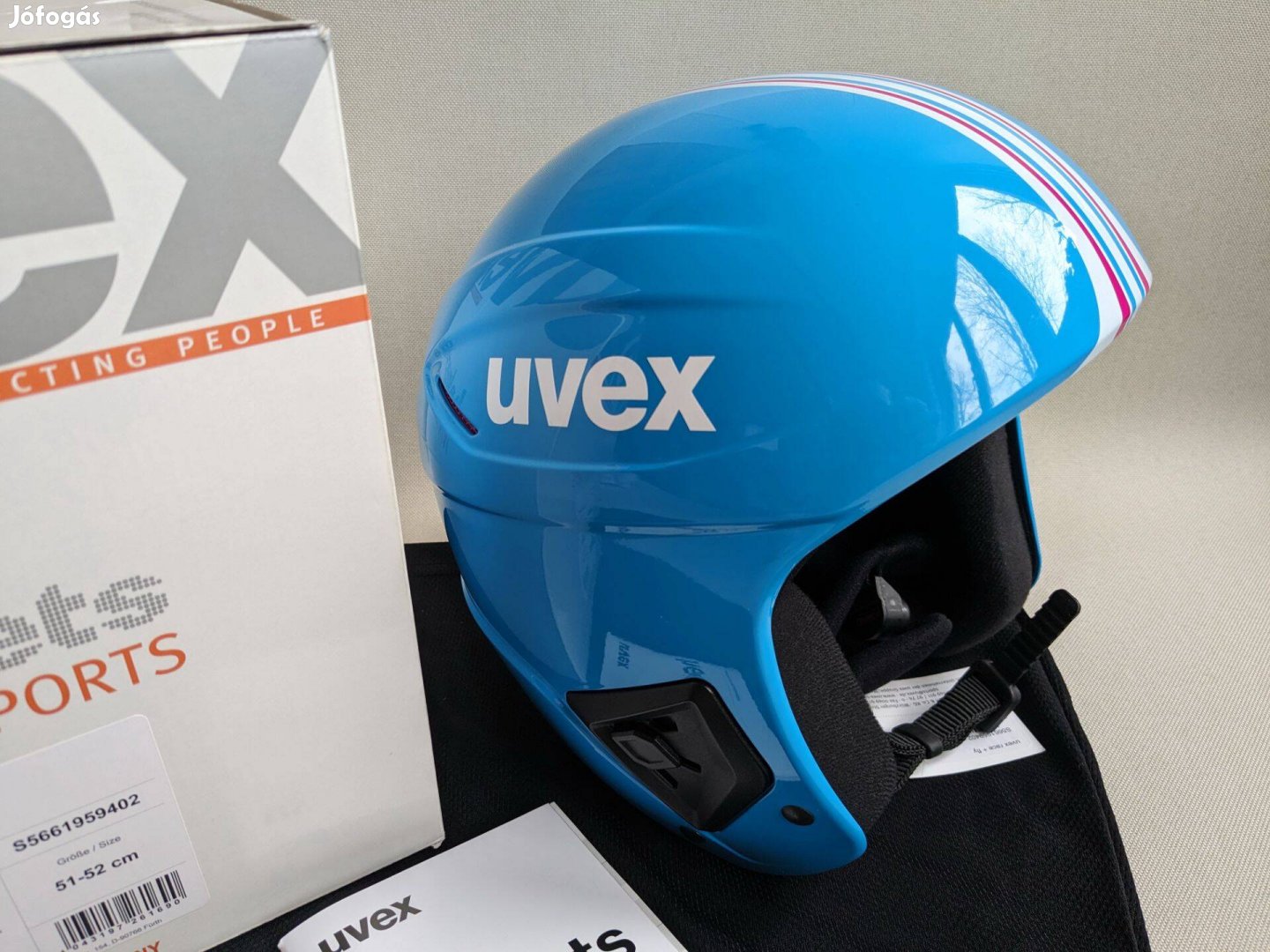 Uvex Race+ Fly uniszex sí fejvédő, sisak (Xxs | 51-52 cm)