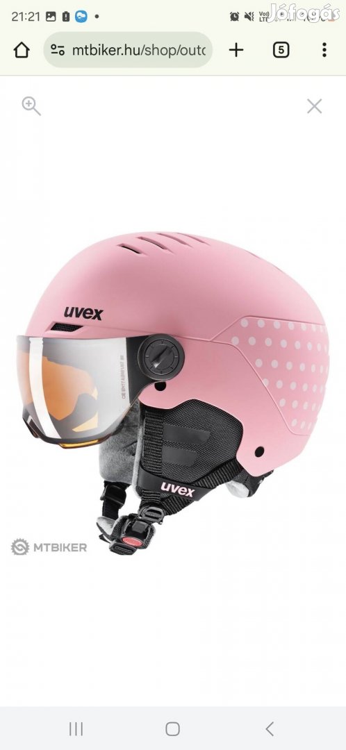 Uvex Rocket jr visor
