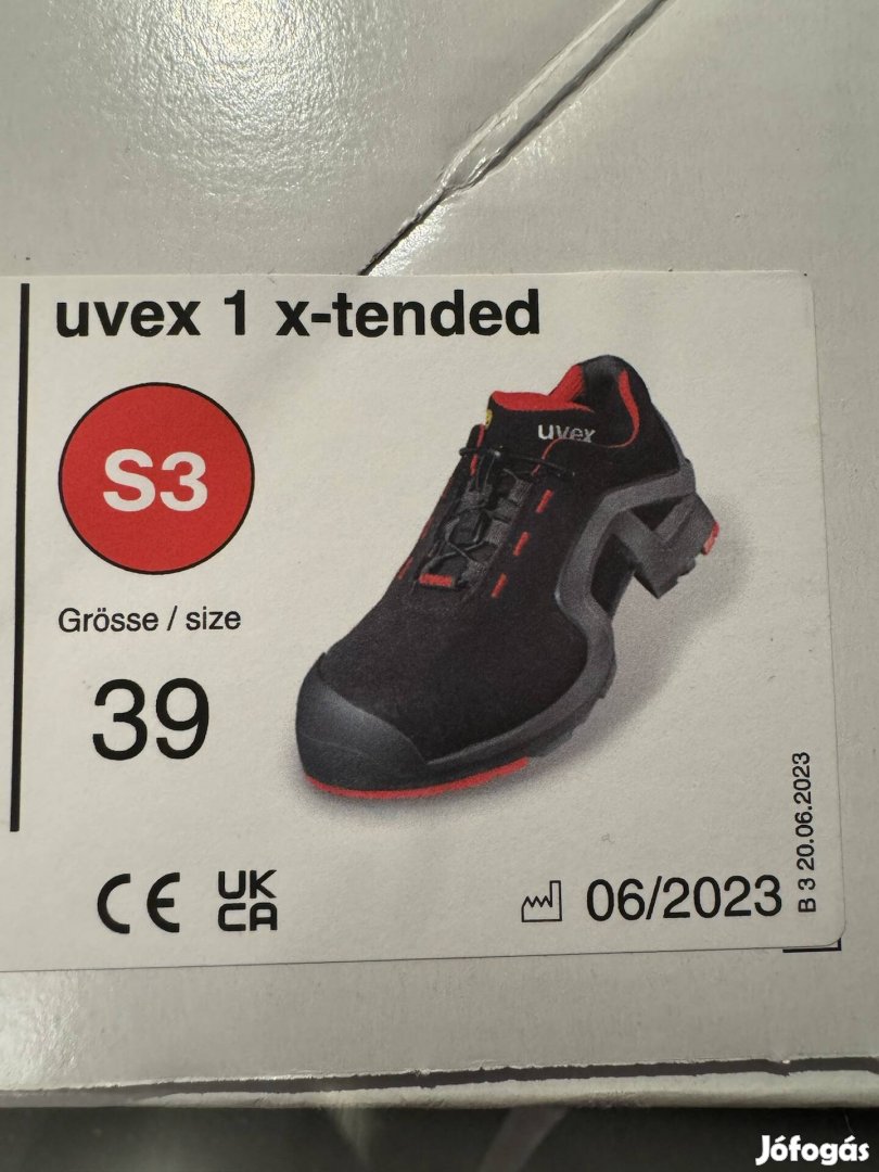 Uvex cipő új 39
