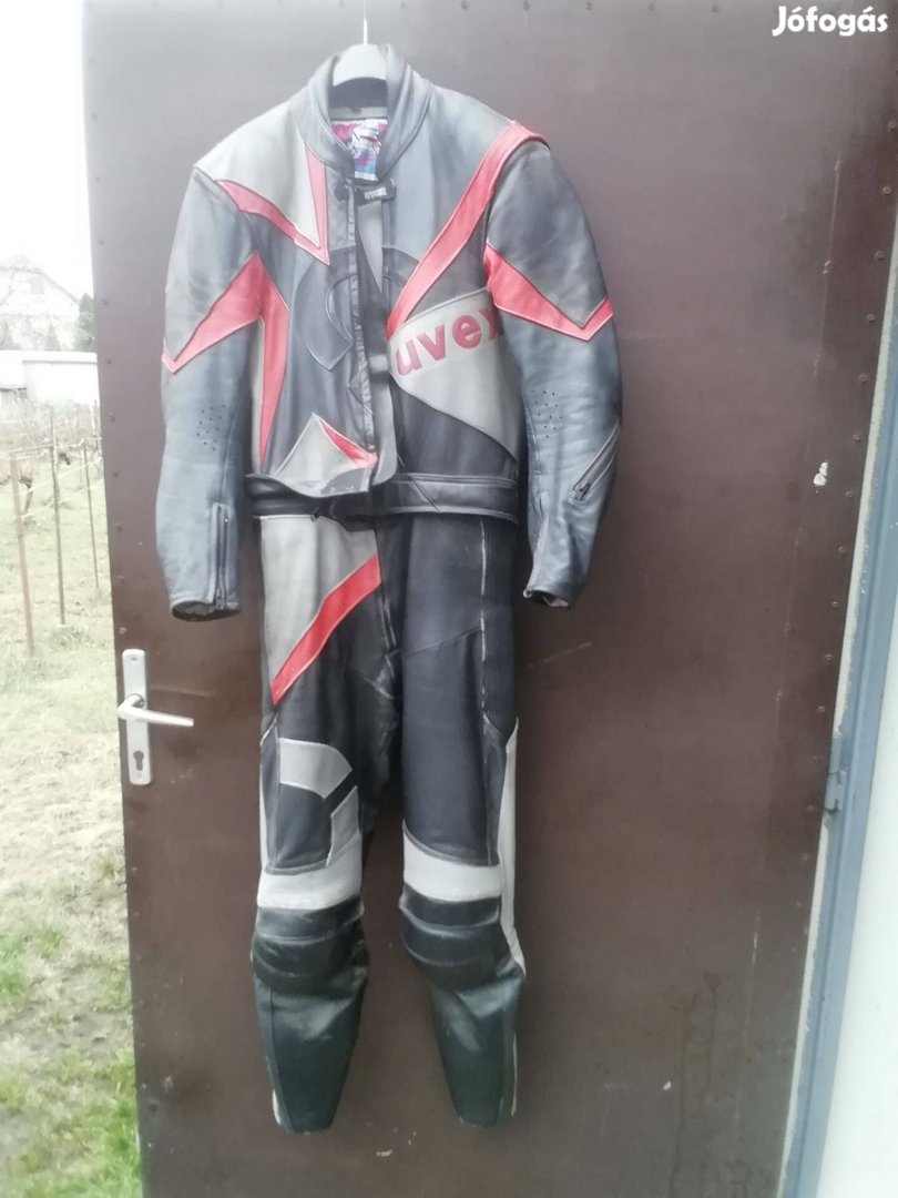 Uvex motoros bőrruha 48