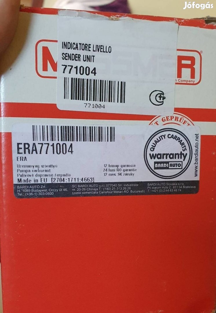 Üzemanyagszint jeladó Hyundai Accent