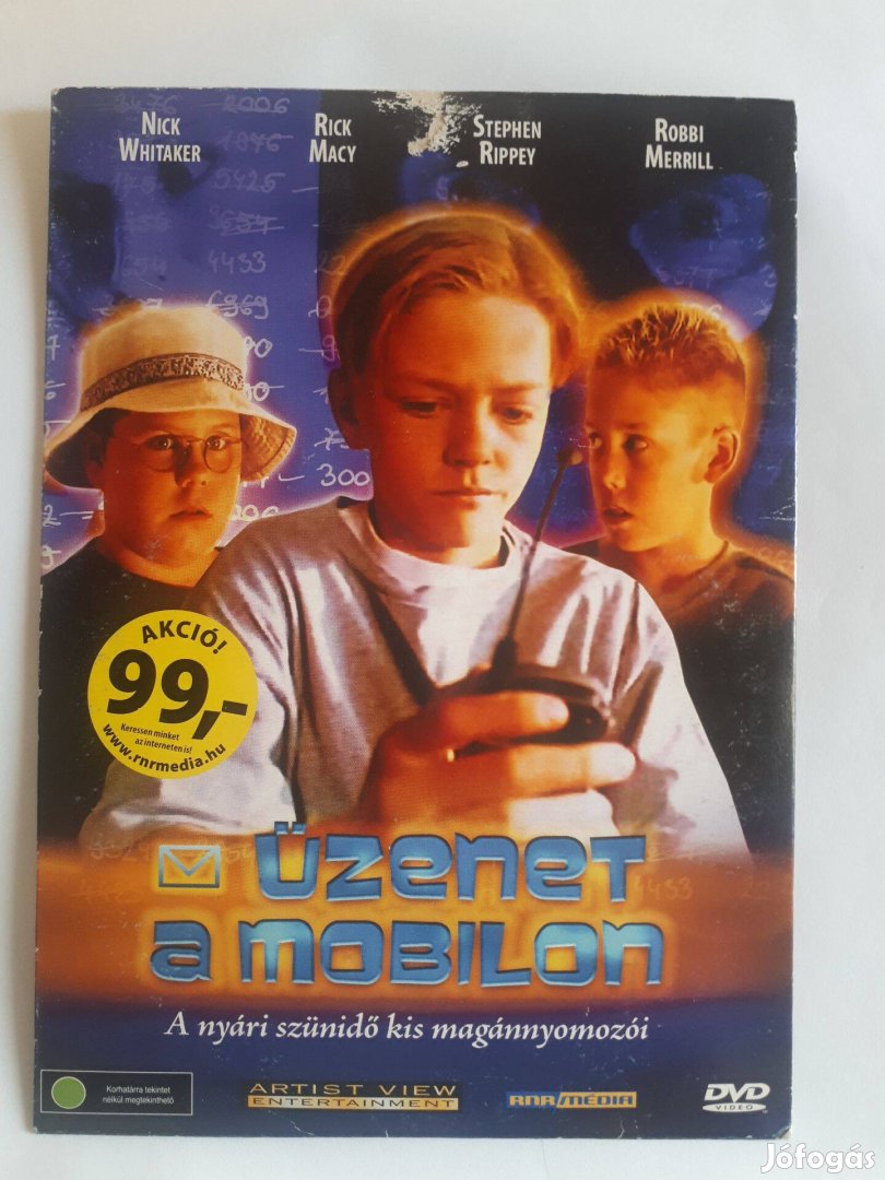 Üzenet a mobilon papírtokos DVD (posta 255 Ft)