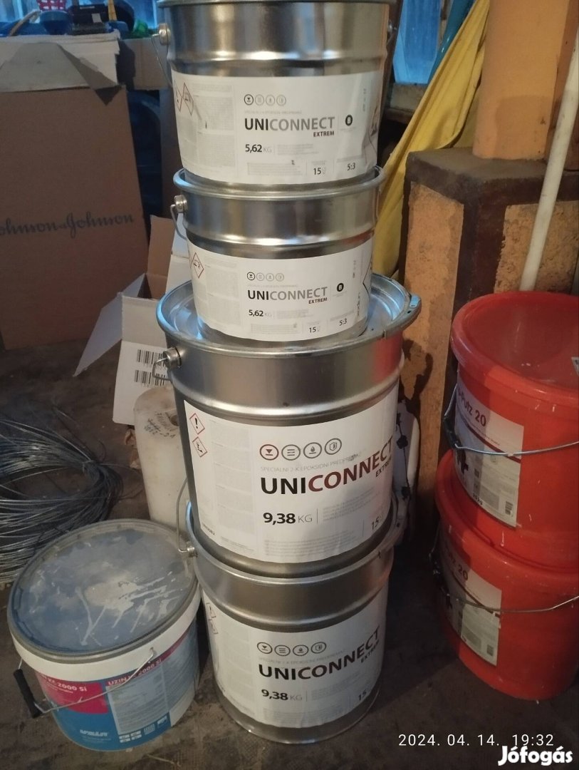 Uzin Uniconnect Extrem korlátlan nedvességzáró gyanta alapozó 15 kg