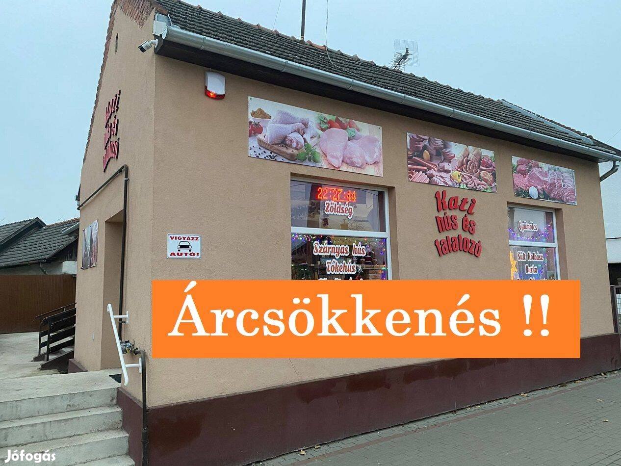 Üzleti ingatlan, teljes felszereltséggel, vagy csak ingatlanként Eladó
