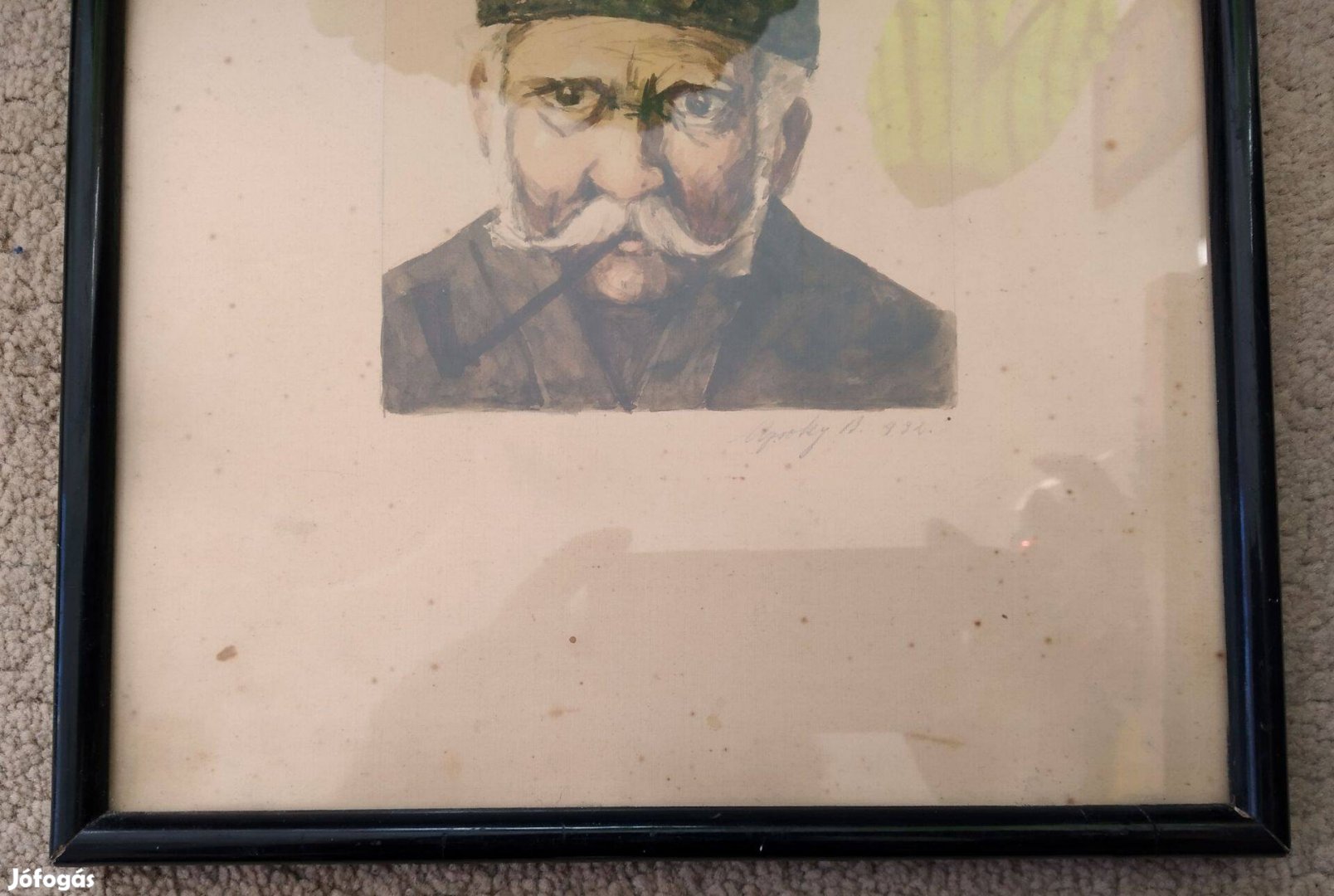 Uzsoky Béla akvarell festménye 20260403