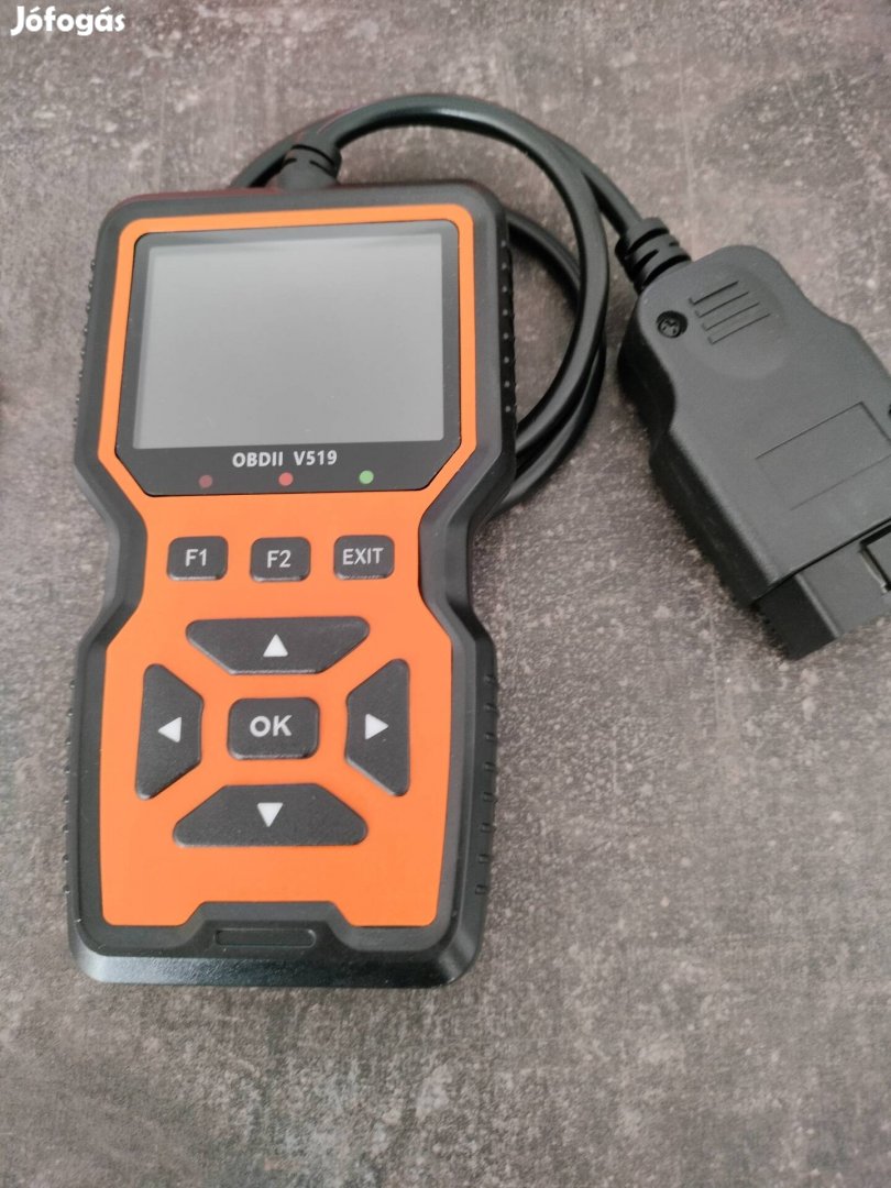 V519 OBD2 autódiagnosztika hibakód olvasó és törlő új 