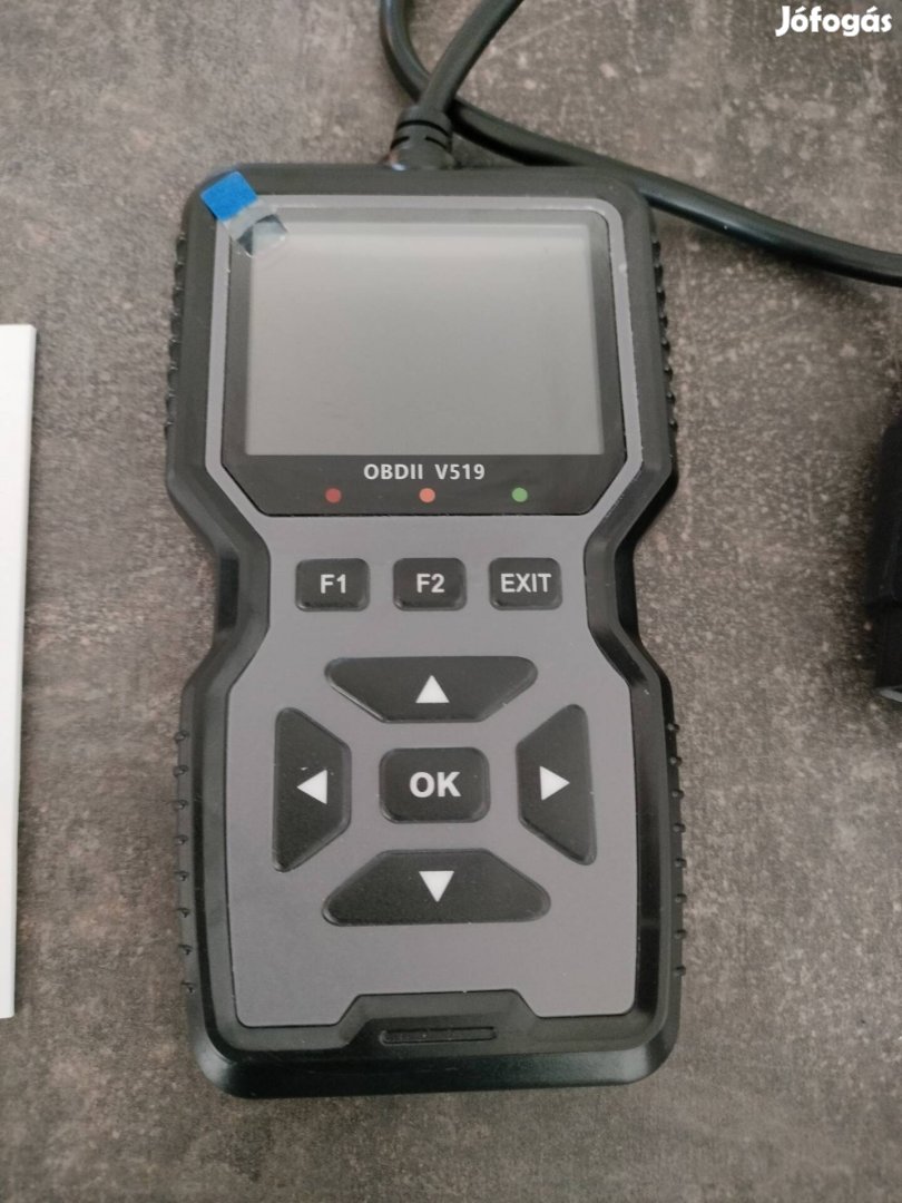 V519 OBD2 autódiagnosztika hibakód olvasó és törlő új 