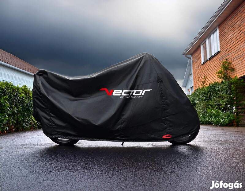 VECTOR H2O beltéri/kültéri védőhuzat motorkerékpárhoz/robogóhoz - feke