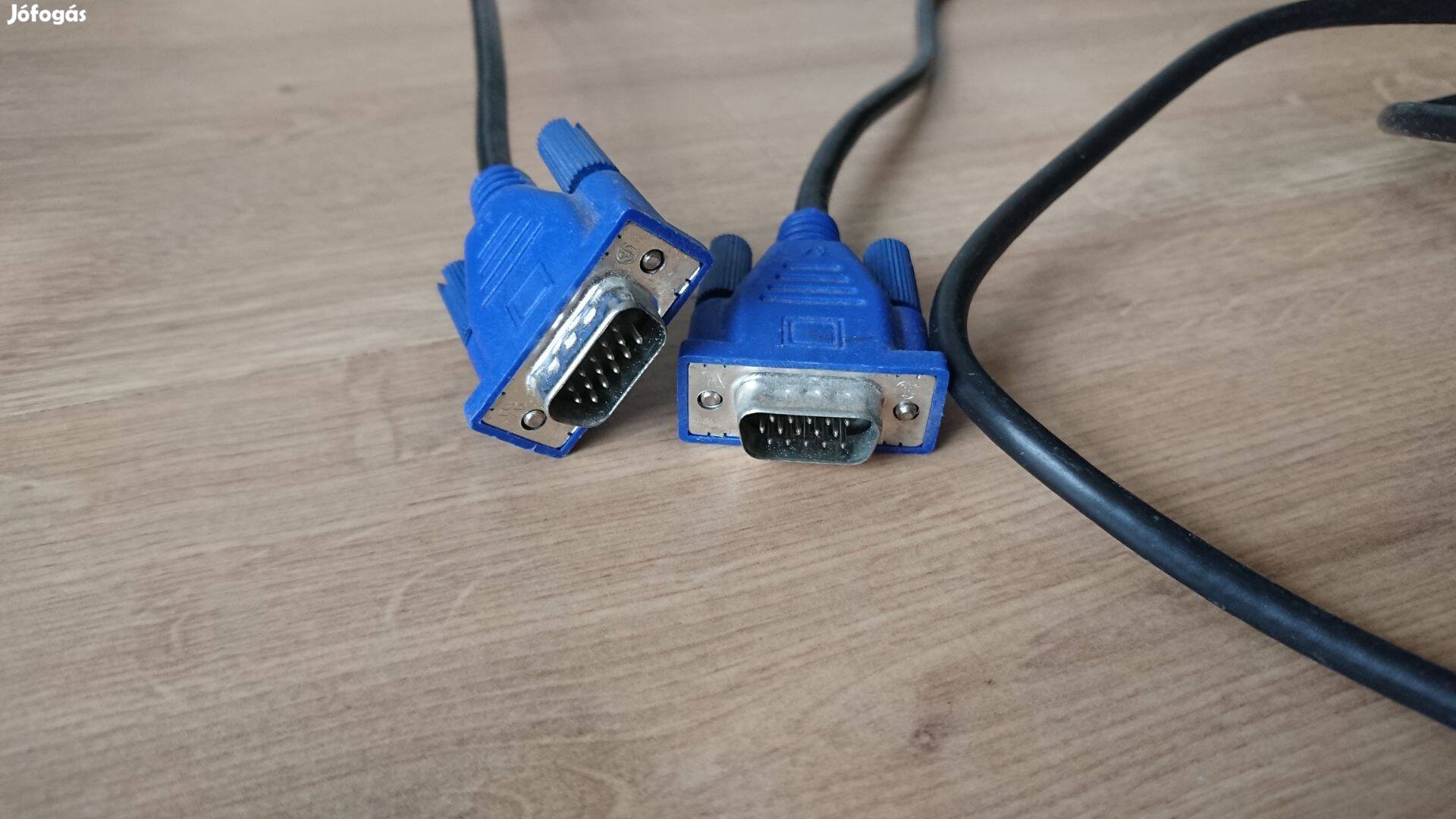 VGA - VGA D-Sub összekötő kábel adapter monitor vezeték kijelző zsinór