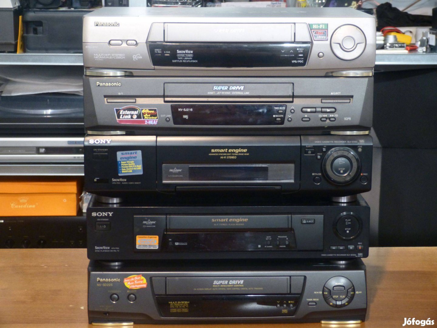 VHS Hifi Stereo Videomagnók nagy választékban (20.000.- tól)
